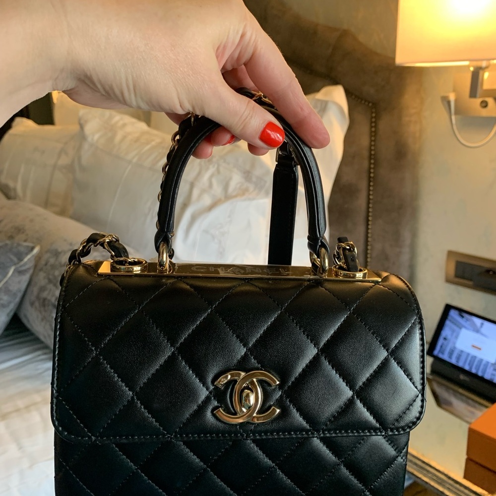 Authentic brand new Chanel Black Quilted Leather Handbag, limited edition! - Picture 11 of 17